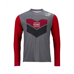 Kenny Racing, cyklo dres Prolight, Dark Red, barva červená/šedá, velikost XL