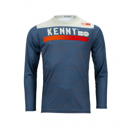 Kenny Racing, cyklo dres Elite, CAMO Blue, barva modrá/bílá, velikost S