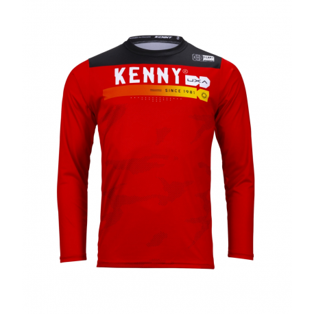 Kenny Racing, cyklo dres Elite, CAMO Red, barva červená/černá/bílá, velikost S