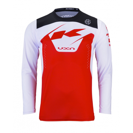 Kenny Racing, cyklo dres Elite, Red, barva červená/bílá/černá, velikost L