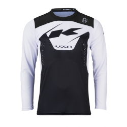 Kenny Racing, cyklo dres Elite, Black, barva bílá/černá/modrá, velikost M