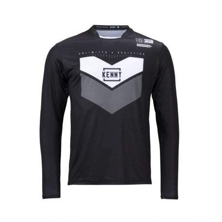 Kenny Racing, cyklo dres Prolight, Black/Grey, barva černá/šedá/bílá, velikost M