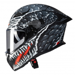 Caberg, integrální přilba, DRIFT EVO II CROK, barva černá/bílá/červená, velikost XL