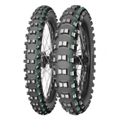Mitas, pneu 110/100-18 TERRA FORCE-EX SM SUPER LIGHT (TECHNICAL ENDURO) (zelený pruh) 64R, zadní, DOT 48/2023