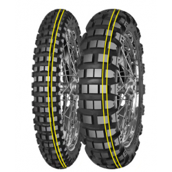Mitas, pneu 80/90B21 ENDURO TRAIL XT+ DAKAR (dvojitý žlutý pruh) 48T TL/TT M+S, přední/zadní, DOT 11/2024