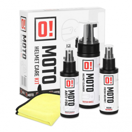 OMOTO, sada  pro péči o přilbu, HELMET CARE AND PROTECT (O!MOTO) (OLE-016)