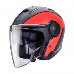 Caberg, Jet přilba SOHO MILANO, barva červená/černá matná, velikost XL