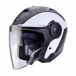 Caberg, Jet přilba SOHO MILANO, barva bílá/černá matná, velikost XL