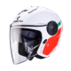 Caberg, Jet přilba SOHO ZEPHYR, barva bílá/zelená/červená, velikost M