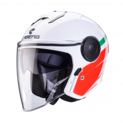 Caberg, Jet přilba SOHO ZEPHYR, barva bílá/zelená/červená, velikost L