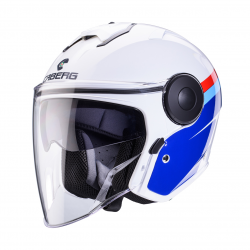 Caberg, Jet přilba SOHO ZEPHYR, barva bílá/modrá/červená, velikost M