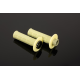 Renthal, gripy MX R-Worksl Lock-On ARAMID (HALF WAFFLE), krémová barva
