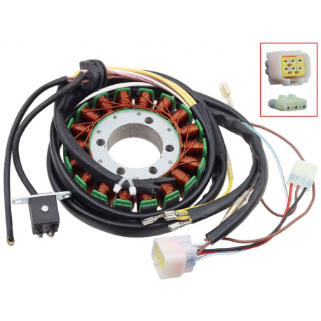 Bronco, stator alternátoru, Polaris HAWKEYE 400 HO '12-'14, SPORTSMAN 450 '06-'07, SCRAMLER / SCRAMBLER 500 '04-