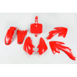 UFO, sada plastů, Honda CRF 50 '04-'25, červená barva,