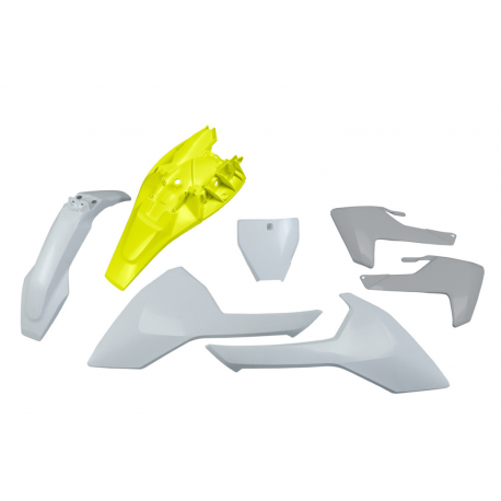 UFO, sada plastů, Husqvarna TC 85 '18-'24, barva OEM '23-'24  (HU620E999D)