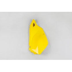 UFO, podsedlové tabulky, Suzuki DRZ 400E '00-'24 (1 ks pravá) žlutá barva