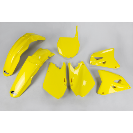 UFO, sada plastů, Suzuki RM 125 / 250 '01-'22 žlutá barva