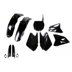 UFO, sada plastů Full Kit, Suzuki RM 125 / 250 '01-'22, černá barva