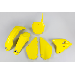 UFO, sada plastů, Suzuki RM 85 '00-'24 RESTYLING žlutá barva RESTYLING