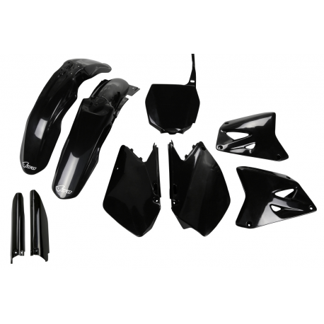 UFO, sada plastů Full Kit, Suzuki RM 125 / 250 '06-'24, černá barva