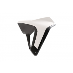 RACETECH (RTECH) 2024/12 RADIATOR SCOOPS WHITE-BLACK HONDA TRANSALP 750 2024 2025