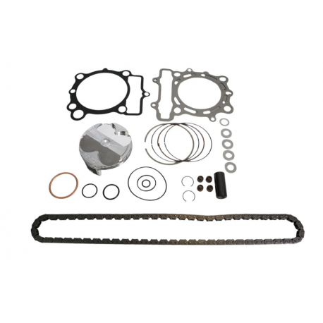 VERTEX 2025/02 ZESTAW NAPRAWCZY GÓRY SILNIKA KAWASAKI KX 250 F (KXF250) '21-'22 (STD. + 0.01MM 77.96MM) (14.1:1) (TŁOK, USZCZELK