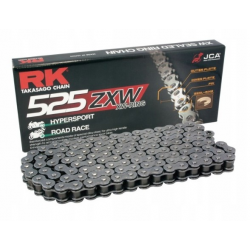 RK ŁAŃCUCH NAPĘDOWY 525ZXW-120 (XW-RING) ZAKUWKA (CLF) W ZESTAWIE KOLOR STANDARD (POJEMNOŚĆ: DO 1300 CCM) (46,4 KN)