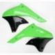 UFO, kryty chladičů, Kawasaki KLX 450 '07-'15 zelená barva
