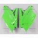 UFO, podsedlové tabulky, Kawasaki KXF 250 17-19, KXF 450 16-18 zelená Fluo barva