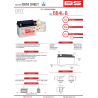 BS AKUMULATOR BB4L-B (YB4L-B) 12V 4AH 121X71X93 Z ELEKTROLITEM OSOBNO - KONWENCJONALNY (56A) (8) UE2019/1148