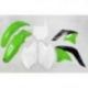 UFO, sada plastů, Kawasaki KXF 250 '06 barva OEM (zelená/bílá)