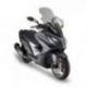 Kappa, plexištít, Kymco XCITING 400I (13-17), XCITING S400I (18 - montáž vyžaduje použití kitu D6112KITK ) 85,5 X 66 cm, čirý