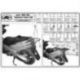Kappa, nosič centrálního kufru, Yamaha T-MAX 500 (01-07) (s plotnou Monokey)