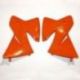 UFO, kryty chladičů, KTM 2T '98-'00, 4T '00 oranžová barva