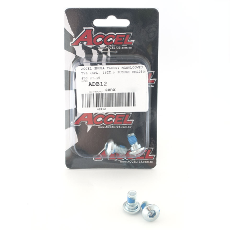 ACCEL ŚRUBA TARCZY HAMULCOWEJ TYŁ (KPL. 4SZT.-M8) SUZUKI RMZ 250/450 '07-'15