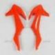 UFO, kryty chladičů, KTM SX/SXF 16-18, EXC/EXC-F 17-19 oranžová barva FLUO
