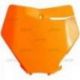 UFO, přední číslová tabulka, KTM SX/SXF '19-'20 oranžová barva FLUO