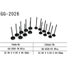 VESRAH ZAWÓR WYDECHOWY YAMAHA YZF R6 '99-02' (OEM: 5EB-12121-00