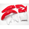 UFO KOMPLET PLASTIKÓW HONDA CR 125/250 '04-'07 KOLOR OEM (CZERWONY/BIAŁY)