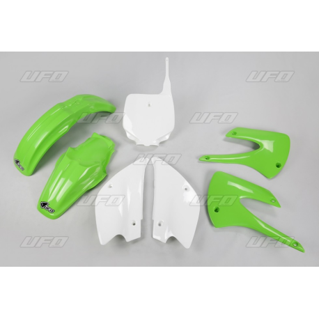 UFO KOMPLET PLASTIKÓW KAWASAKI KX 85 '01-'13 KOLOR OEM (KOLOR OEM KX85 '01-'09