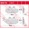 TRW LUCAS KLOCKI HAMULCOWE KH194 ORGANIC APRILIA SX 50 14-