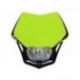 Racetech, přední maska V-Face, barva žlutá Fluo/černá