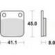 TRW Lucas, brzdové desky KH54 Organic, Honda CG 125 04-08, CRF 150 03-16, Kawasaki KX 65 00-,KLX 125 10-13, Suzuki DR 125 91-00