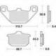 TRW Lucas, brzdové desky KH85 Organic, Kawasaki EN 500 90-03, GPZ 600 85-90, VN 750 86-95, GTR 1000 86-93, ZR 1100 96-97, VN 15