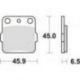 TRW Lucas, brzdové desky KH84/3 Sinter Offroad, Honda CR 80 / 85 86-08, Kawasaki KXF 400 03-06, Suzuki LTZ 400 03-, Yamaha YZ 1