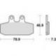 TRW Lucas, brzdové desky KH256 Organic, Aprilia RX 125 85-89, TUAREG 350 / 600 86-89, Honda NSR 125 88-03, CRM 125 90-99, KTM E