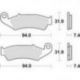TRW Lucas, brzdové desky KH125 Sintered Off-Road (Racing) Honda CR 125 / 250 87-94, NX / XR 250 88-95, CR 500