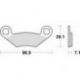 TRW Lucas, brzdové desky KH159 Organic, Polaris OUTLAW 450 08-10, SPORTSMAN 500 '08-, SPORTSMAN 600 / 700 02-06, SPORTSMAN 800