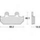 TRW Lucas, brzdové desky KH124 KH412 Sinter Street Honda VT 600 SHADOW 89-93, XL 600V TRANSALP 91-93, NX DOMINATOR 650 88-90,