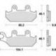 TRW Lucas, brzdové desky KH172 Sinter Street Yamaha XT 600 90-03, XTZ 660 91-99, přední